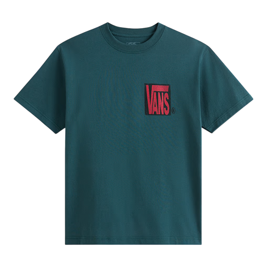 Vans - Stretched Stack Crackled SS Tee - Mystic Moss