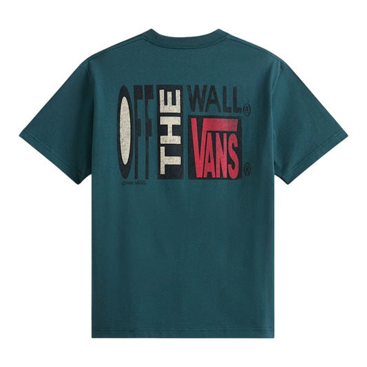 Vans - Stretched Stack Crackled SS Tee - Mystic Moss