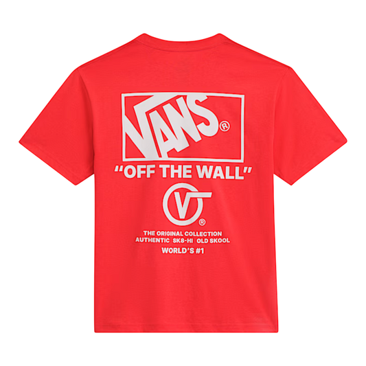 Vans - Stacked Hi SS Tee - Crimson Haze