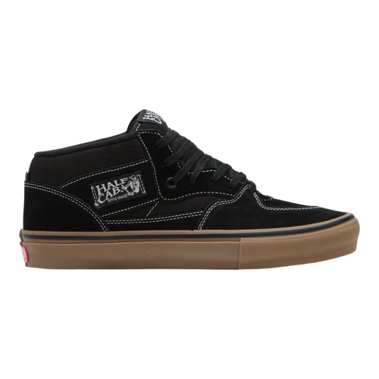 Vans Skate Half Cab Shoes - Black / Gum / White