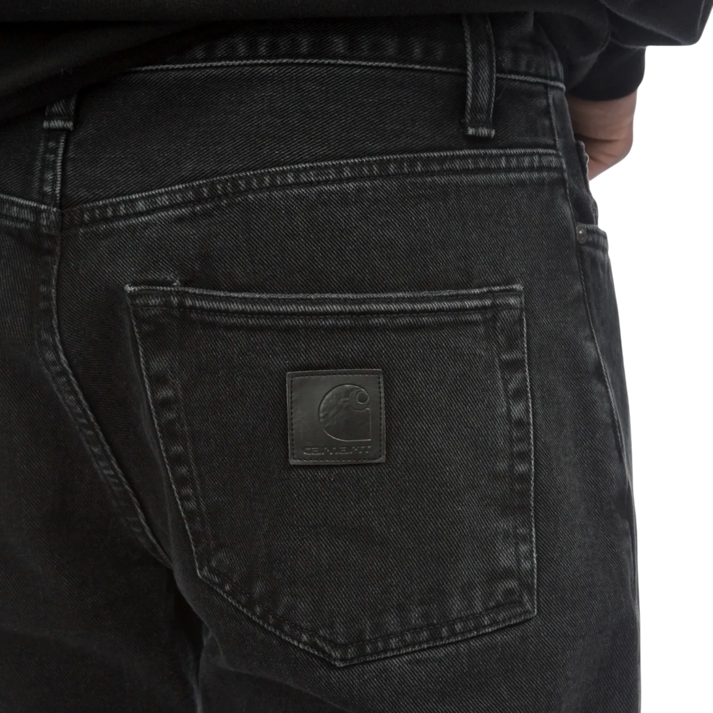 Carhartt WIP Klondike Jeans - Black/Stone Washed