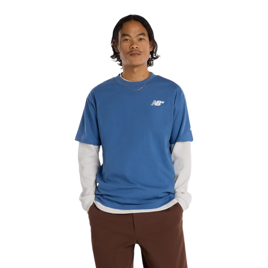New Balance Numeric Small NB Logo T-Shirt - Magic Blue