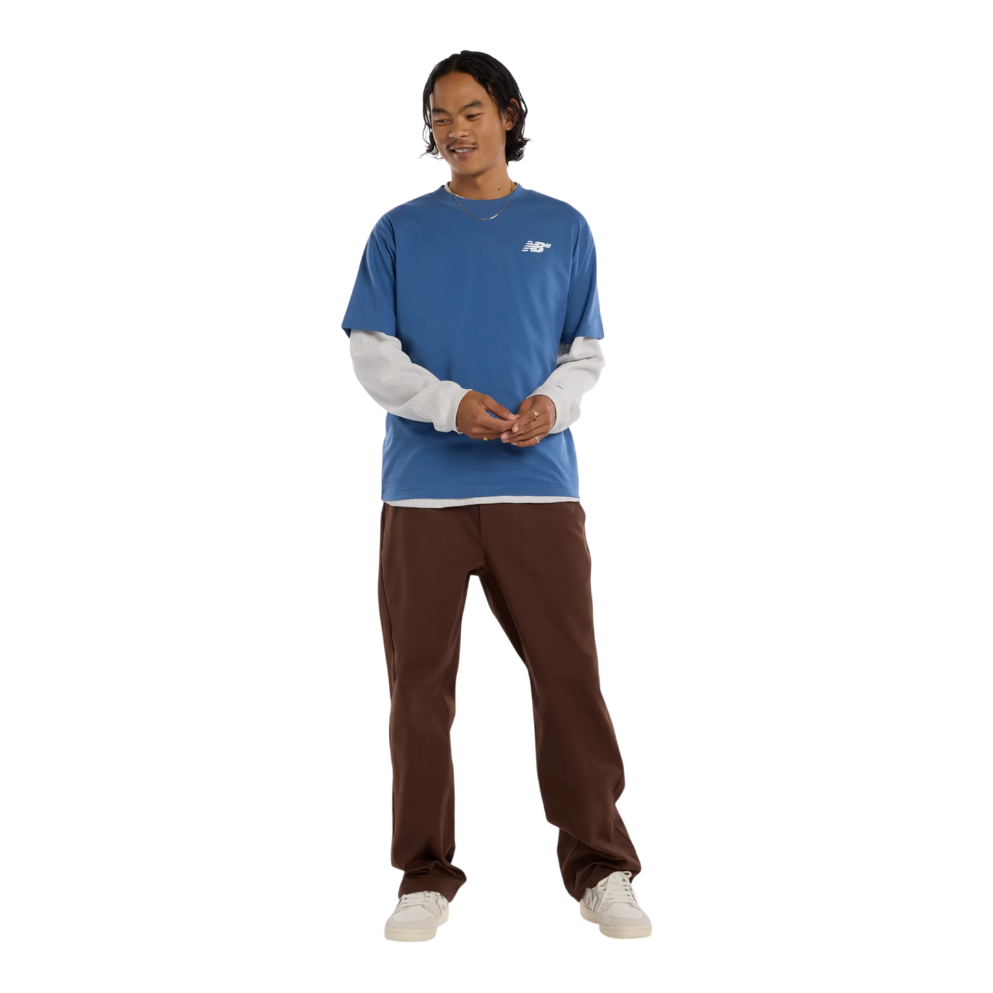 New Balance Numeric Small NB Logo T-Shirt - Magic Blue