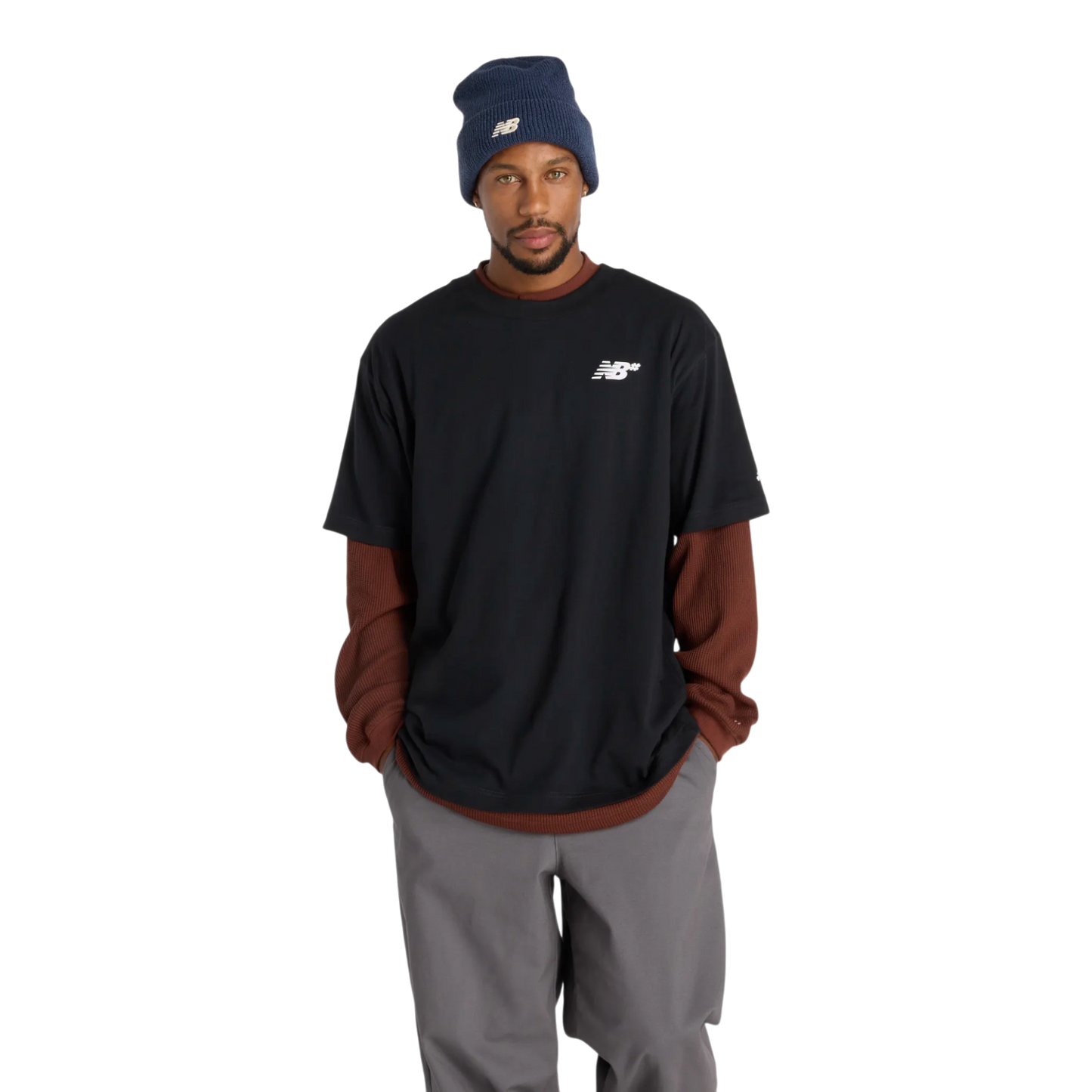 New Balance Numeric Small NB Logo T-Shirt - Black