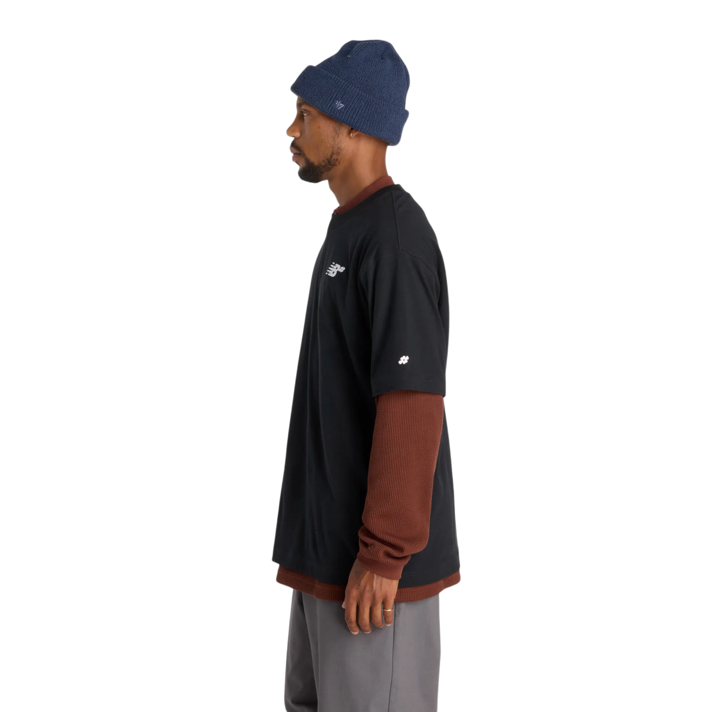 New Balance Numeric Small NB Logo T-Shirt - Black