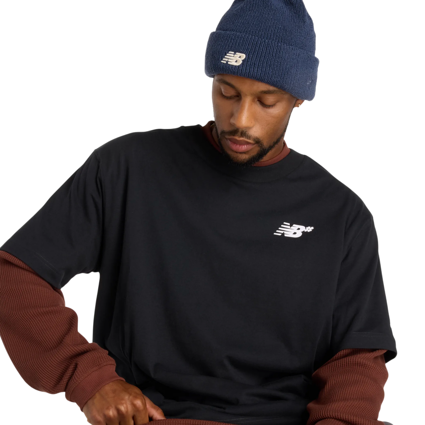 New Balance Numeric Small NB Logo T-Shirt - Black