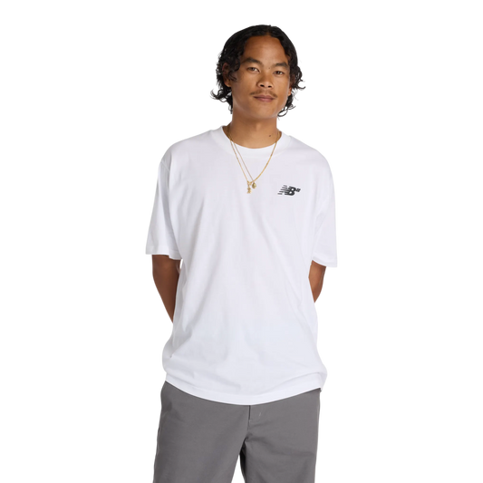 New Balance Numeric Small NB Logo T-Shirt - White