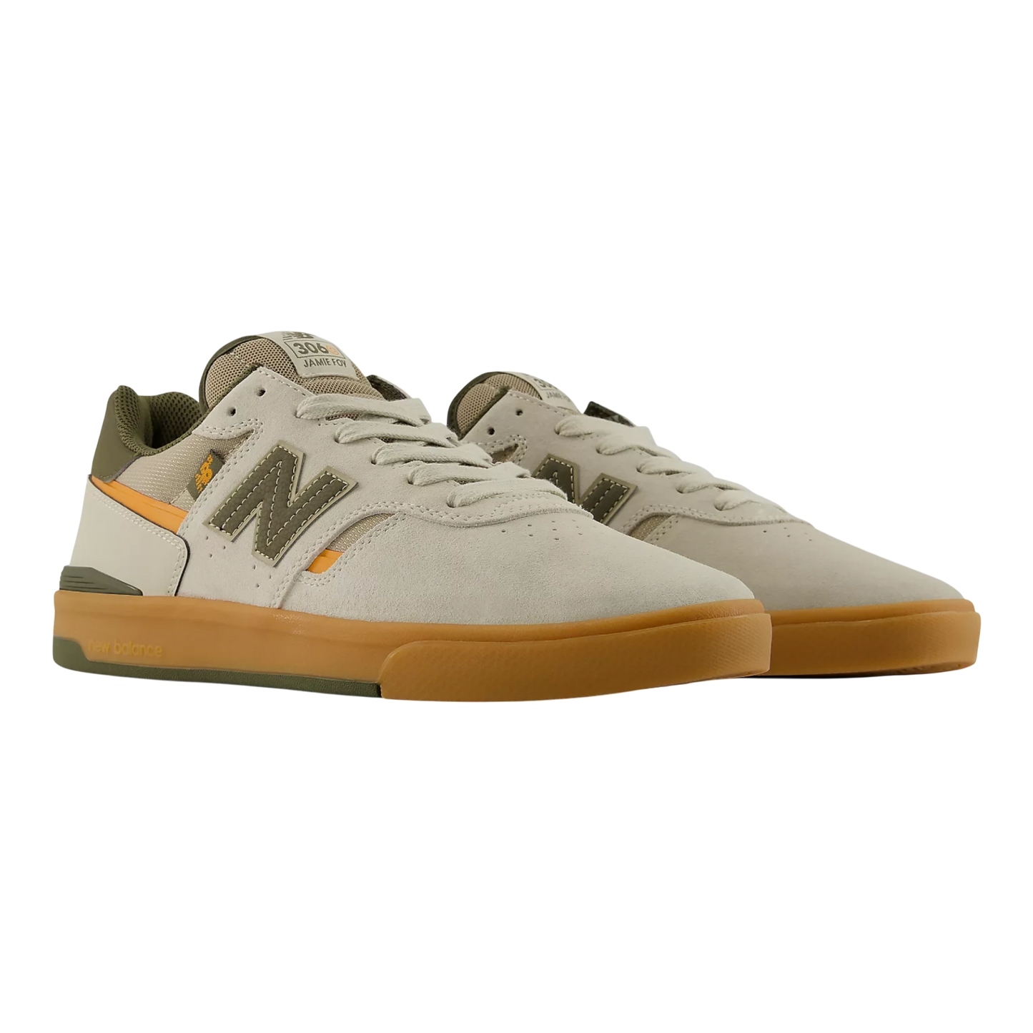 New Balance Numeric Jamie Foy 306 Cup - Timberwolf / Dark Moss