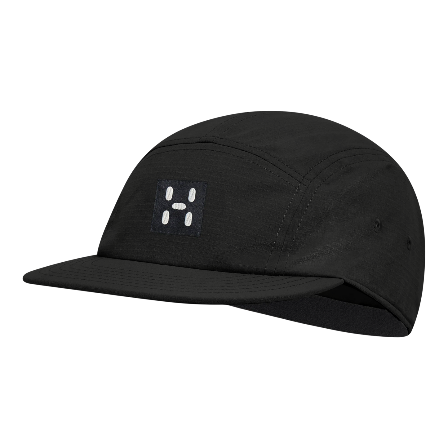 Haglöfs Brand Five Panel Cap - True Black Solid