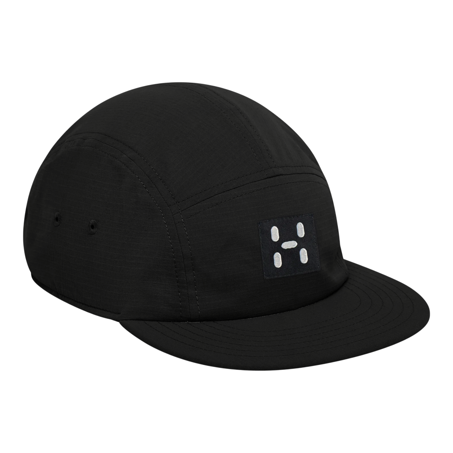 Haglöfs Brand Five Panel Cap - True Black Solid