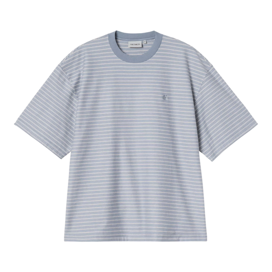 Carhartt WIP S/S Dupree T-Shirt - Dupree Stripe, Shady Blue