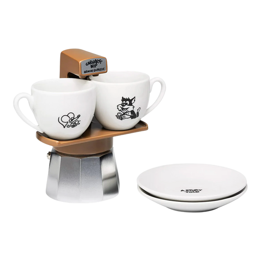 Carhartt WIP Coffee Break Espresso Maker - Aluminium / Brown