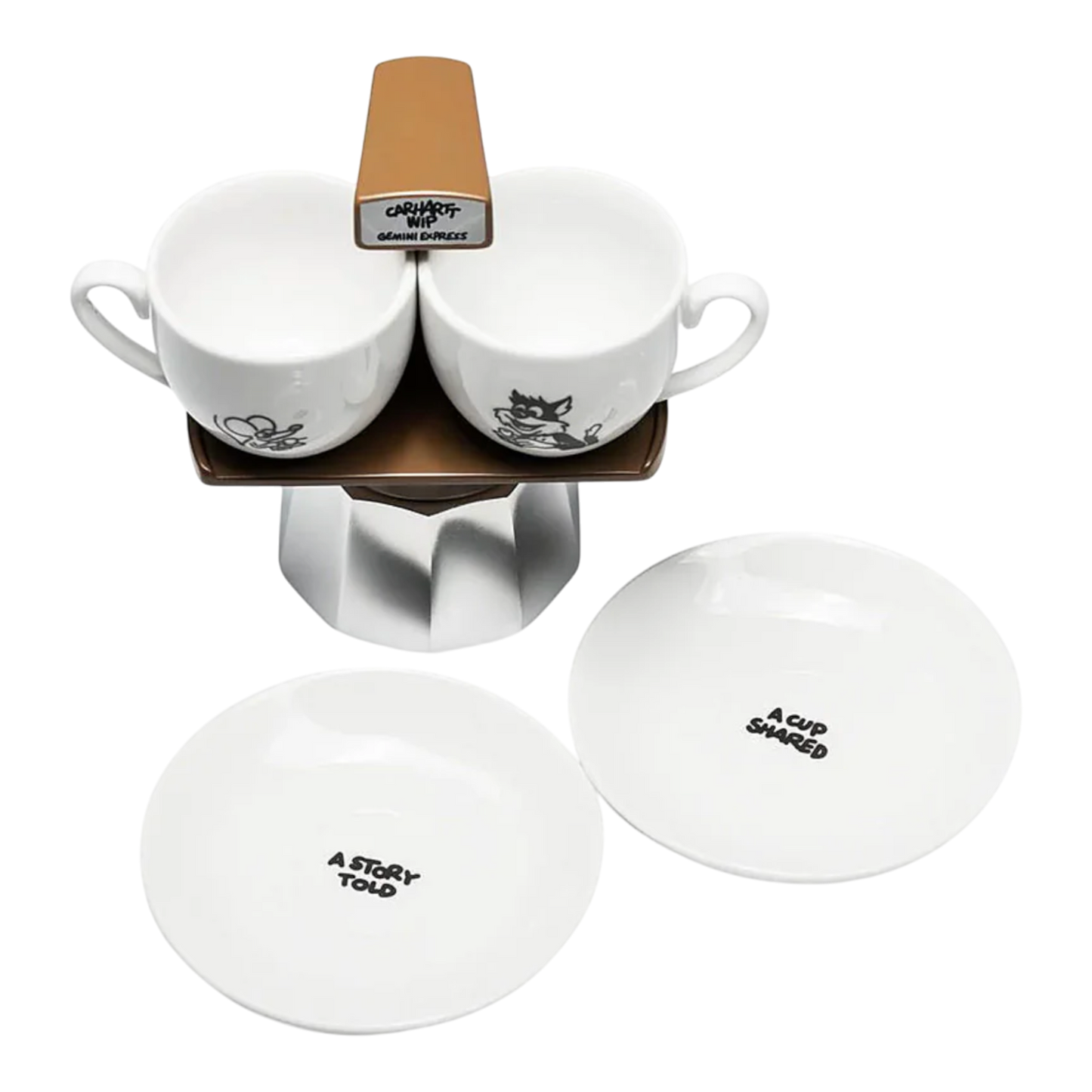 Carhartt WIP Coffee Break Espresso Maker - Aluminium / Brown
