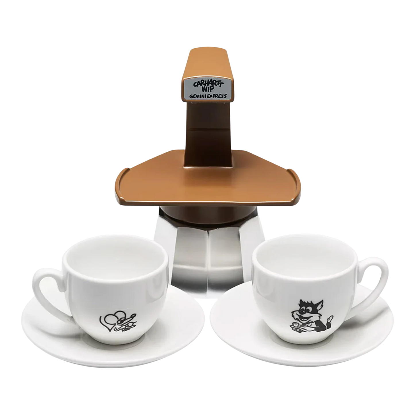 Carhartt WIP Coffee Break Espresso Maker - Aluminium / Brown