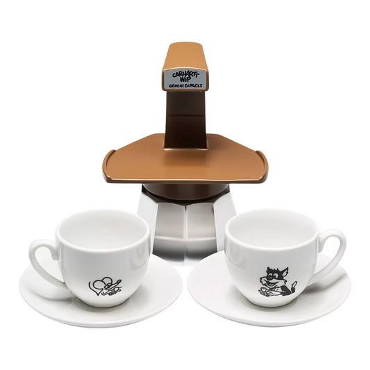 Carhartt WIP Coffee Break Espresso Maker - Aluminium / Brown