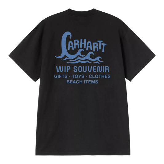 Carhartt WIP S/S Waves T-Shirt - Black