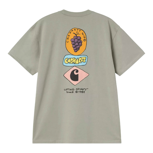 Carhartt WIP S/S Stacked Grapes T-Shirt - Shady Green
