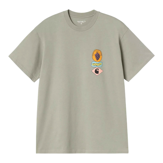 Carhartt WIP S/S Stacked Grapes T-Shirt - Shady Green