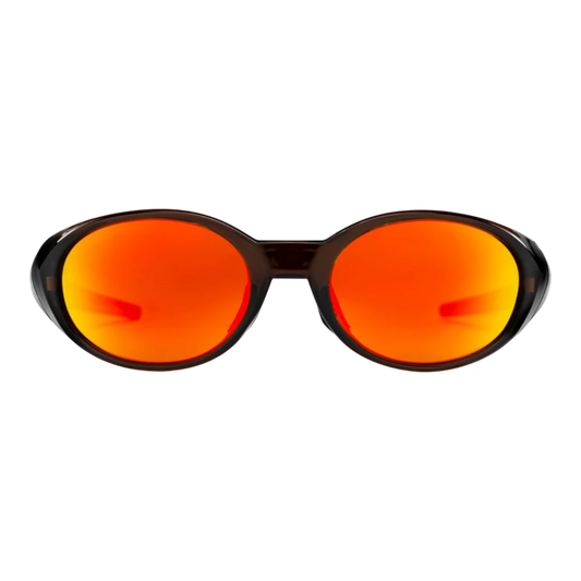 CHPO Nori Sunglasses - Coffee / Red Mirror