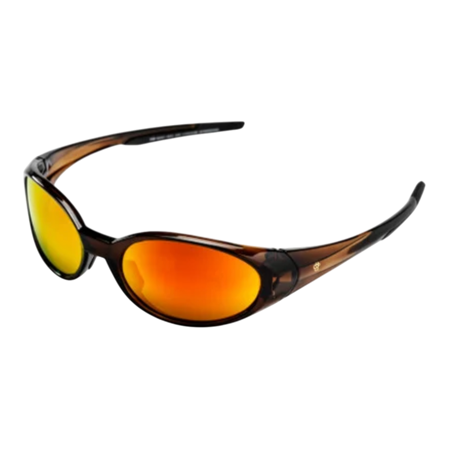 CHPO Nori Sunglasses - Coffee / Red Mirror