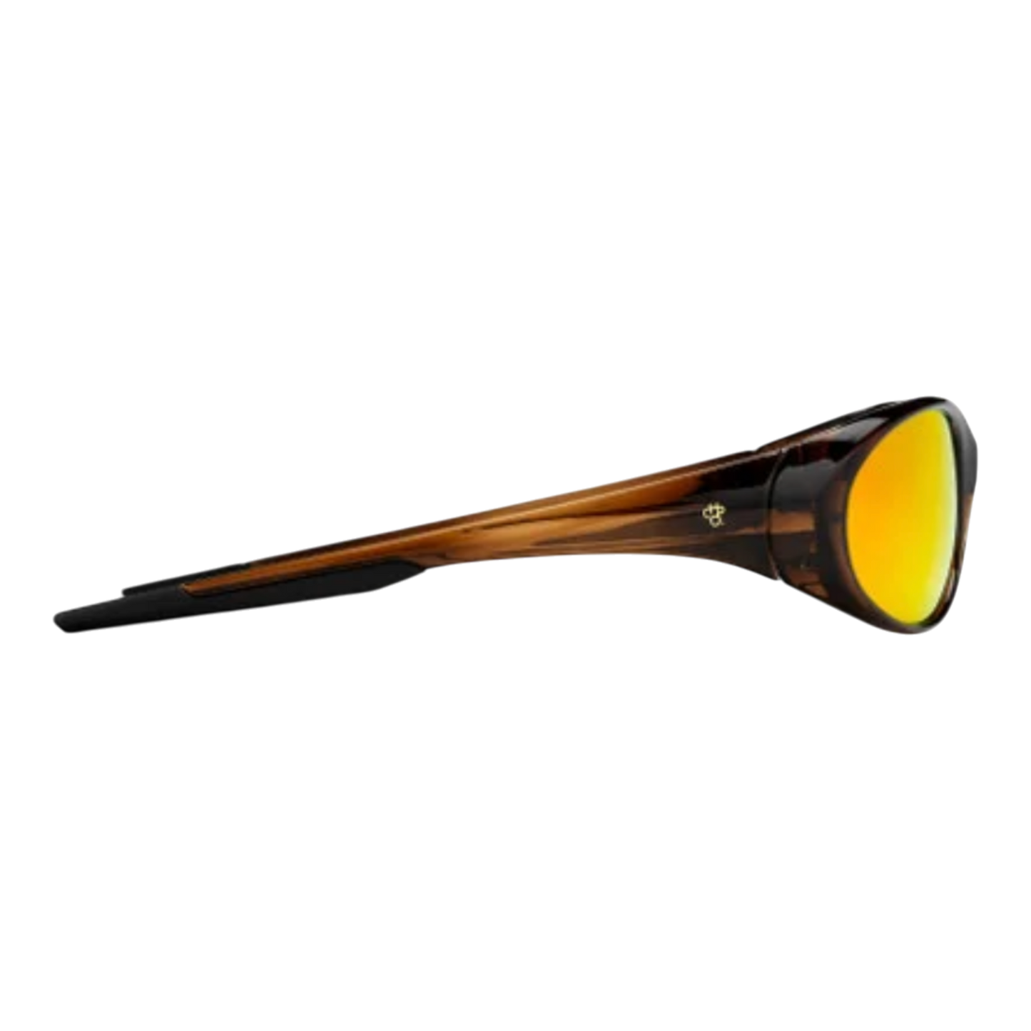 CHPO Nori Sunglasses - Coffee / Red Mirror