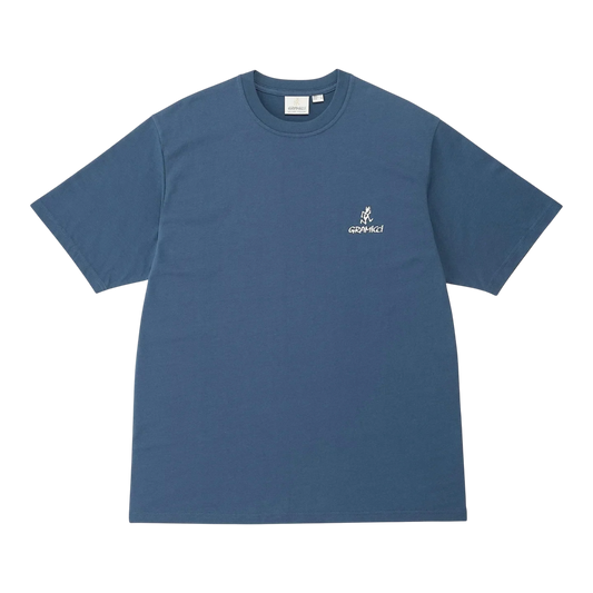 Gramicci One Point Logo Tee - Dusky Blue