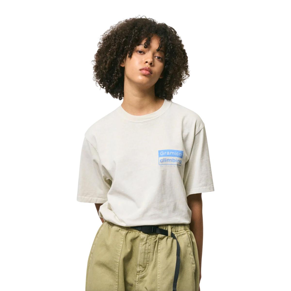 Gramicci Pigment Dyed Climbing Tee - Natural Pigment