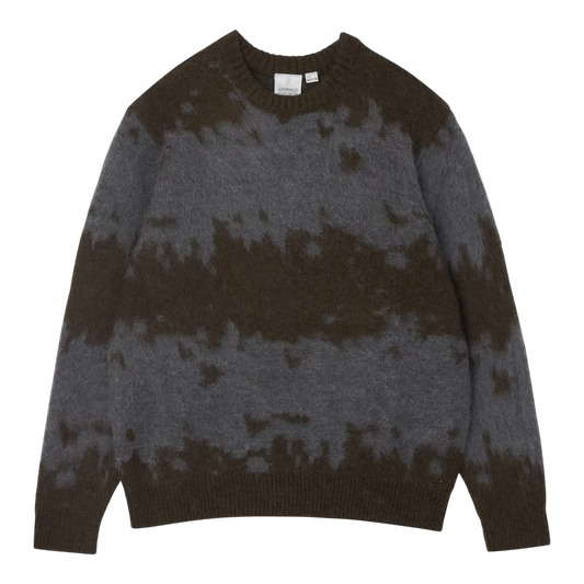 Gramicci Mohair Splatter Sweater - Slate Splatter
