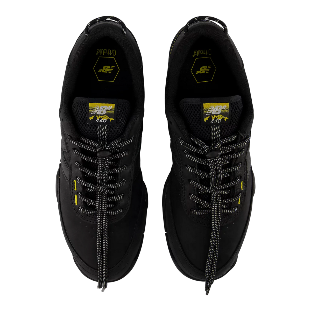 New Balance Numeric 440W V2 Shoes - Black / Happy Yellow