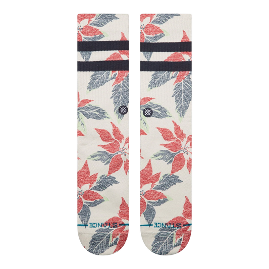 Stance - Poinsettia Paradise Crew - Grey
