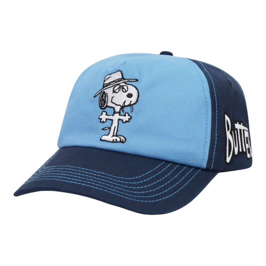 Butter Goods - Spike 5 Panel Cap - Navy / Light Blue