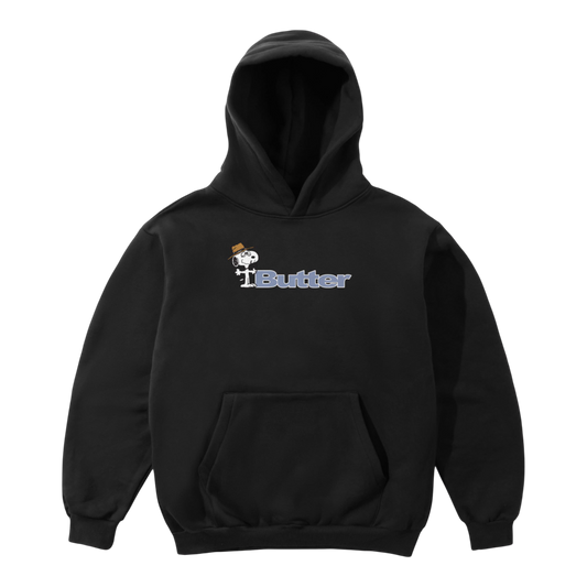 Butter Goods - Spike Logo Pullover Hood - Black