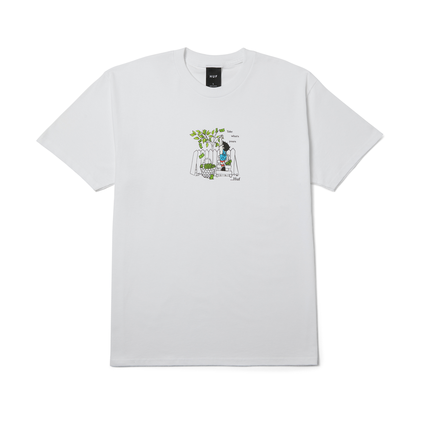 HUF Take Yours SS T-Shirt - White