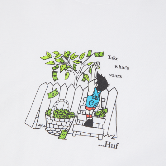 HUF Take Yours SS T-Shirt - White