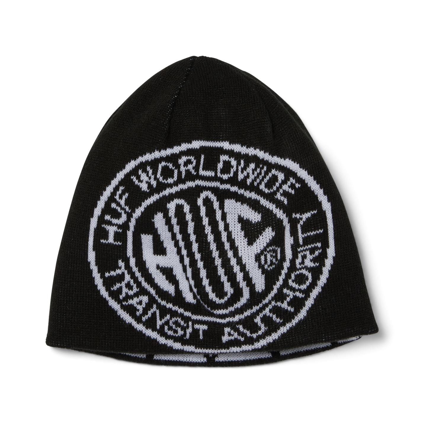 HUF Token Reversible Skull Beanie - Black