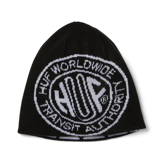 HUF Token Reversible Skull Beanie - Black