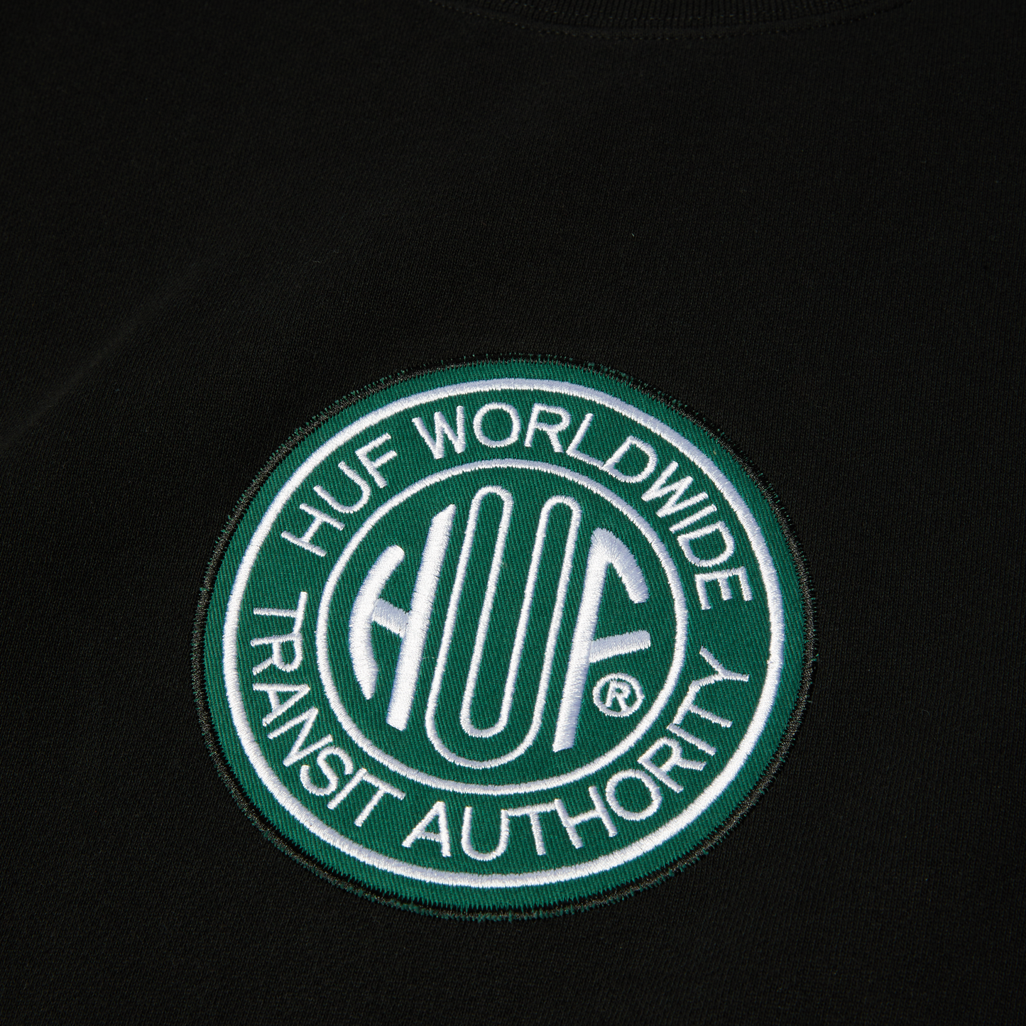 HUF - TRANSIT AUTHORITY CREWNECK SWEATSHIRT