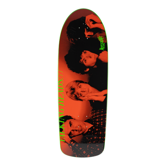 Welcome x Talking Heads 10.1 Psycho Skateboard Deck Green