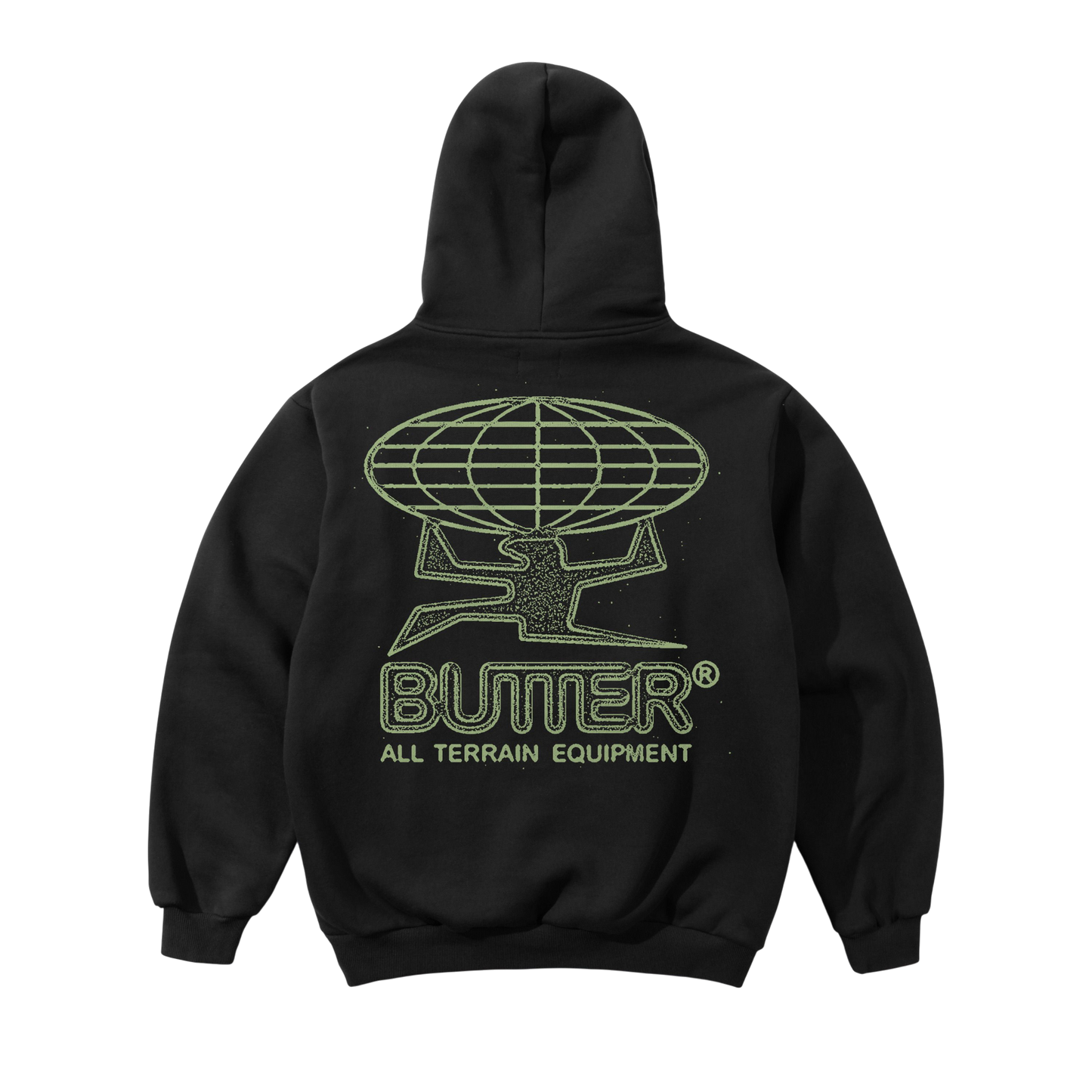 Butter Goods - Terrain Pullover Hood - Black