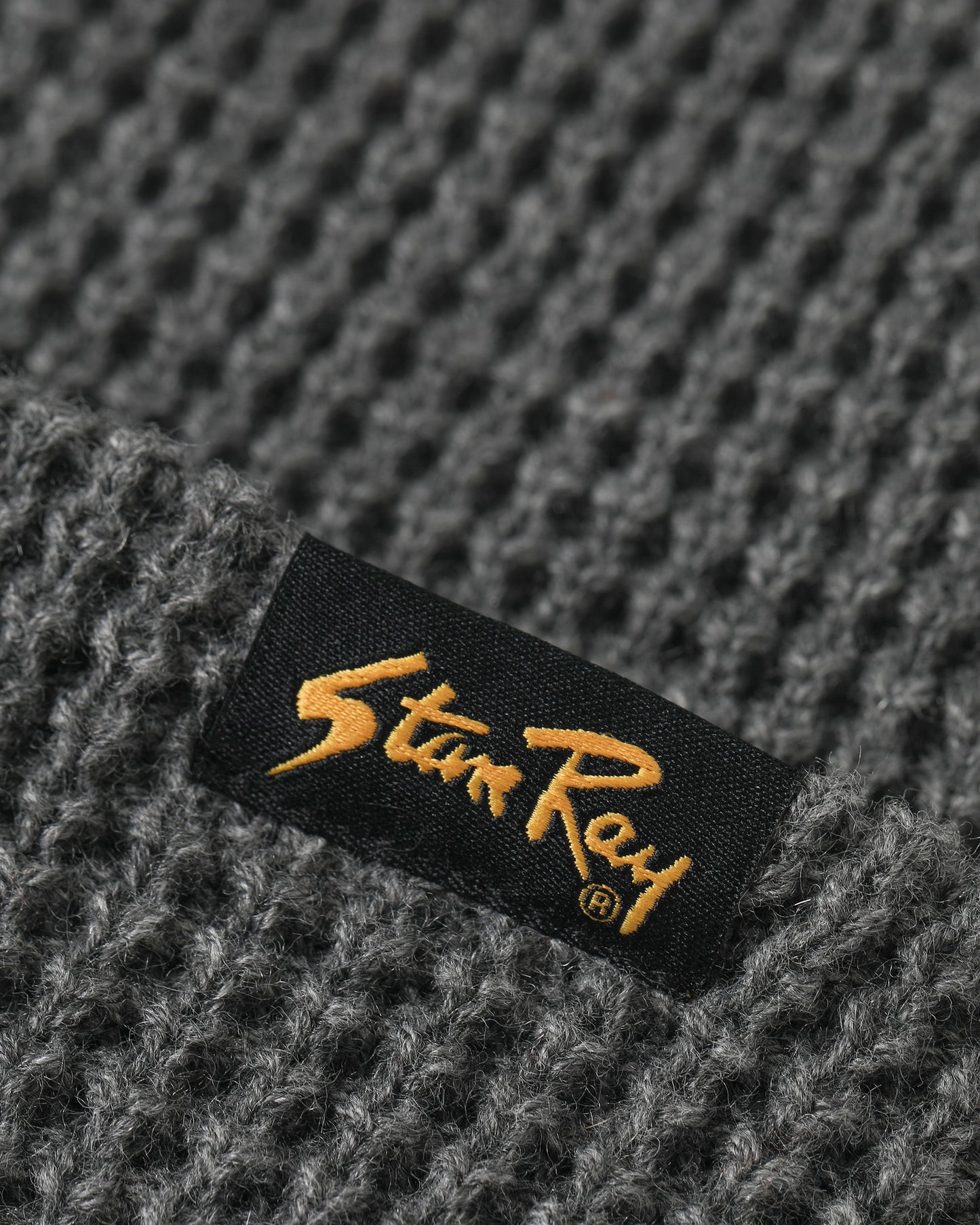 Stan Ray Waffle Beanie - Charcoal