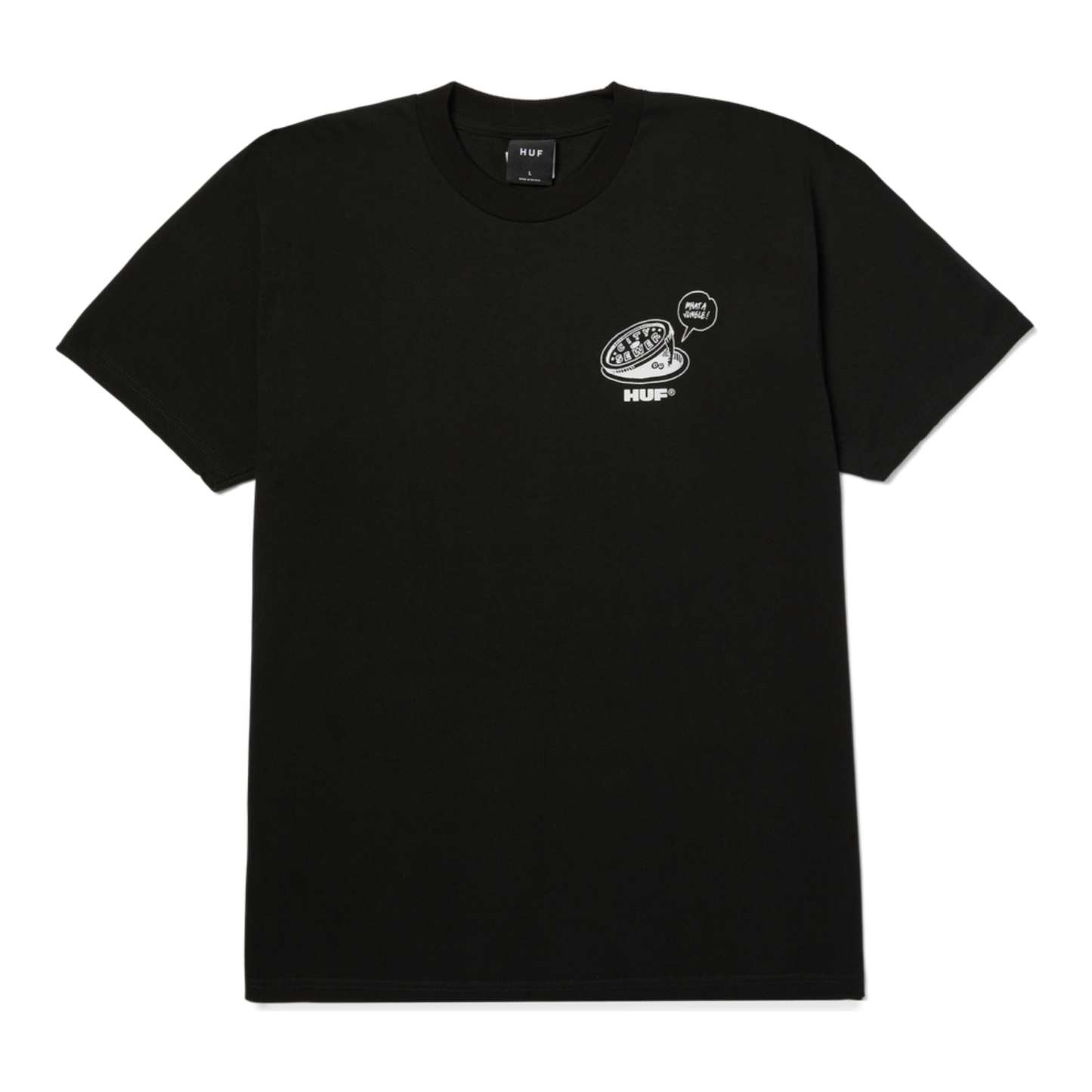 HUF - WHAT A JUNGLE T-SHIRT - BLACK