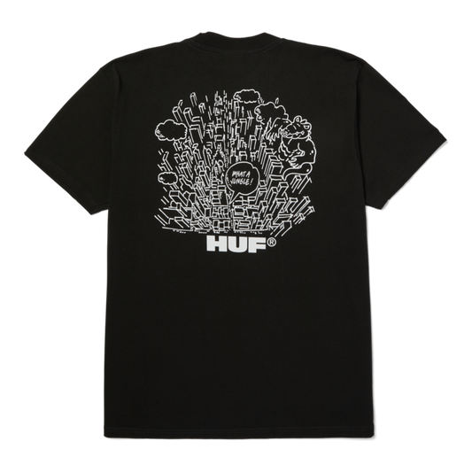 HUF - WHAT A JUNGLE T-SHIRT - BLACK
