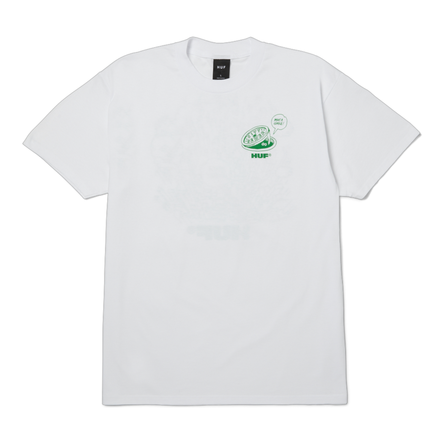 HUF - WHAT A JUNGLE T-SHIRT WHITE