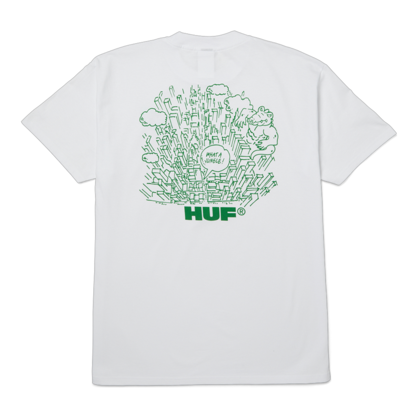 HUF - WHAT A JUNGLE T-SHIRT WHITE