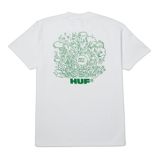 HUF - WHAT A JUNGLE T-SHIRT WHITE