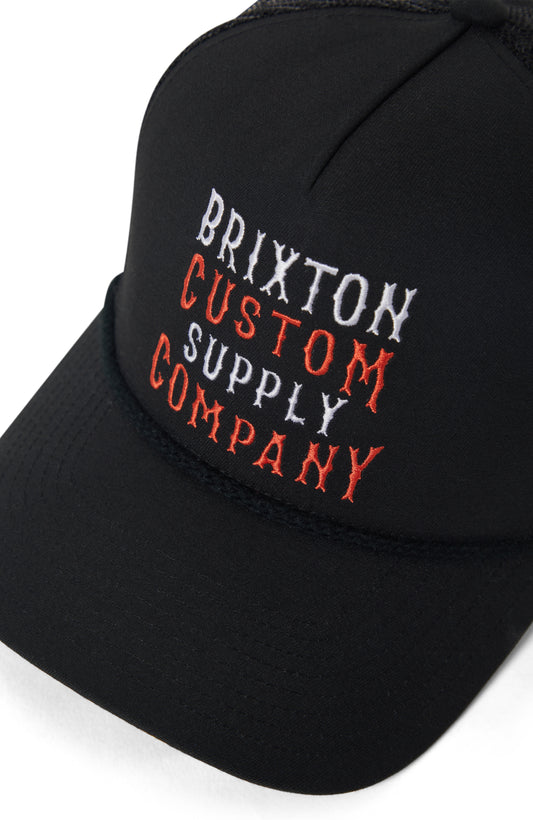 Brixton Wheaton C NP MP Trucker - Black / Black