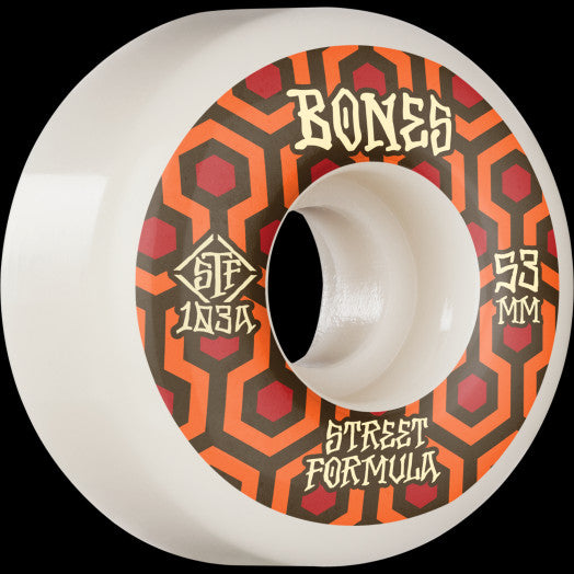Bones Retros Wheels STF V1 Standard 53mm - White