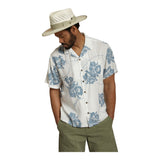 Brixton - Bunker Slub S/S - Off White / Dusty Blue
