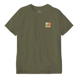 Brixton Alpha Square S/S T-Shirt - Olive Surplus / Palm Gradient