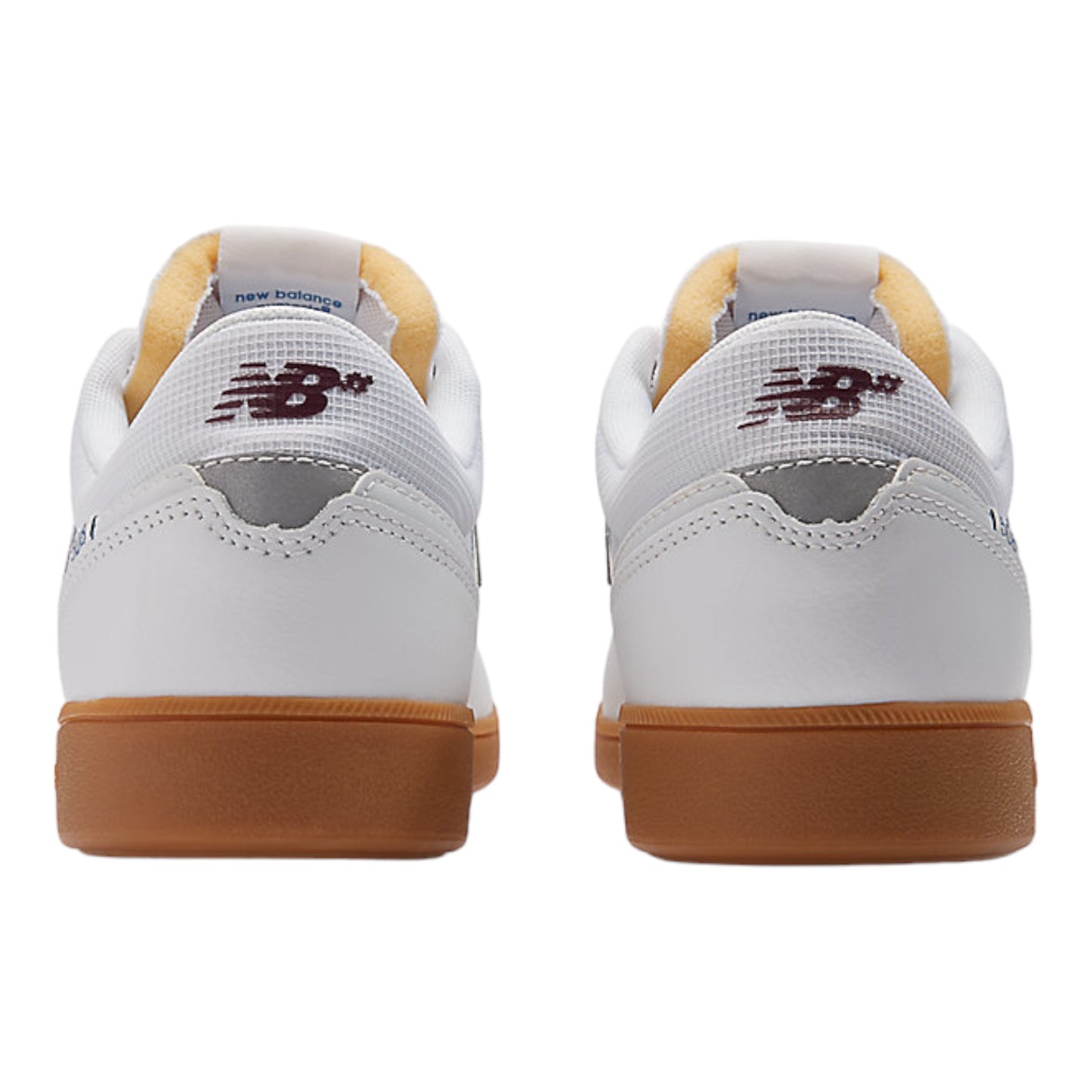 New Balance Numeric 508 Shoes - White / NB Burgundy